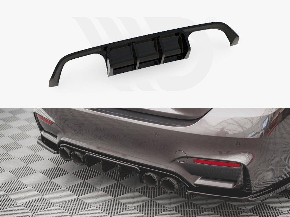 Maxton Design Rear Valance Bmw M4 F82 (2014-2020) - Wayside Performance 