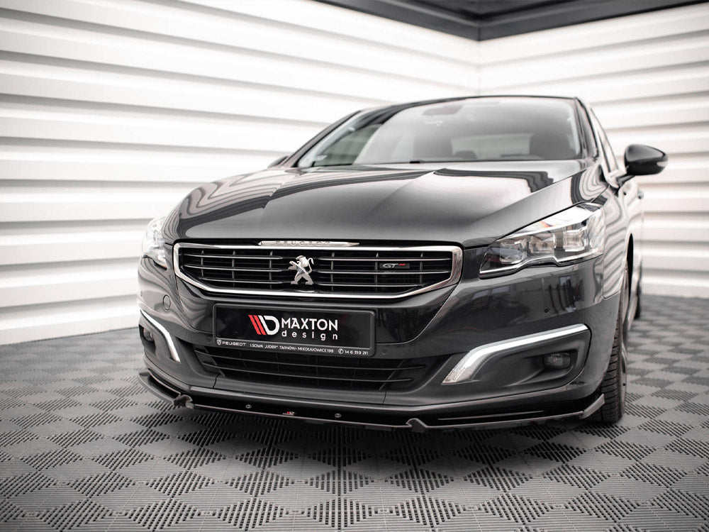 Front Splitter V.1 Peugeot 508 GT MK1 Facelift (2014-2018) - Wayside Performance 