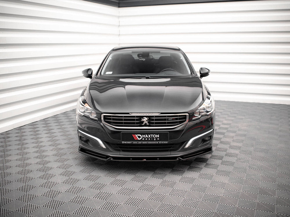 Front Splitter V.1 Peugeot 508 GT MK1 Facelift (2014-2018) - Wayside Performance 