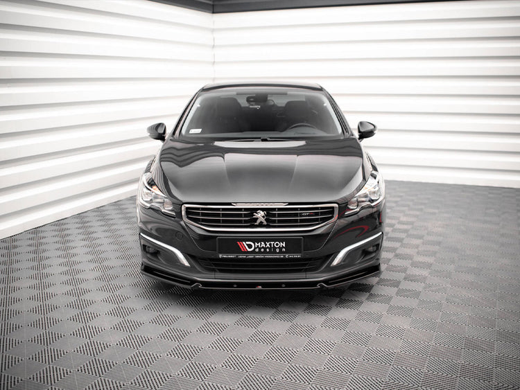 Front Splitter V.1 Peugeot 508 GT MK1 Facelift (2014-2018) - Wayside Performance 