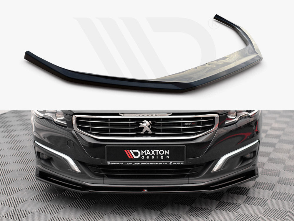 Front Splitter V.2 Peugeot 508 GT MK1 Facelift (2014-2018) - Wayside Performance 