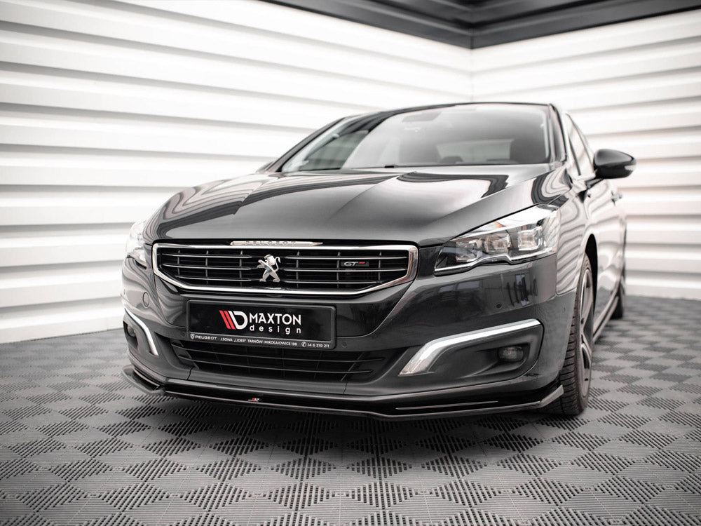 Front Splitter V.2 Peugeot 508 GT MK1 Facelift (2014-2018) - Wayside Performance 