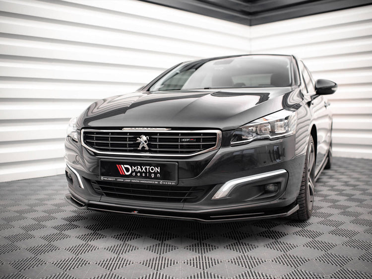 Front Splitter V.2 Peugeot 508 GT MK1 Facelift (2014-2018) - Wayside Performance 