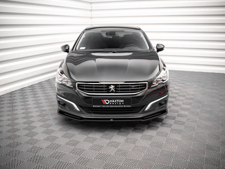 Front Splitter V.2 Peugeot 508 GT MK1 Facelift (2014-2018) - Wayside Performance 