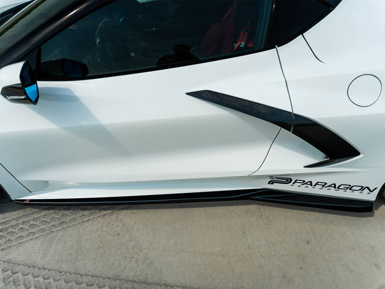 Side Skirts Diffusers Chevrolet Corvette C8 - Wayside Performance 