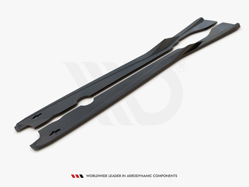 Side Skirts Diffusers Chevrolet Corvette C8 - Wayside Performance 