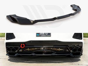 Central Rear Splitter Chevrolet Corvette C8 - Wayside Performance 