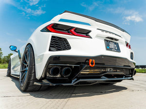 Central Rear Splitter Chevrolet Corvette C8 - Wayside Performance 