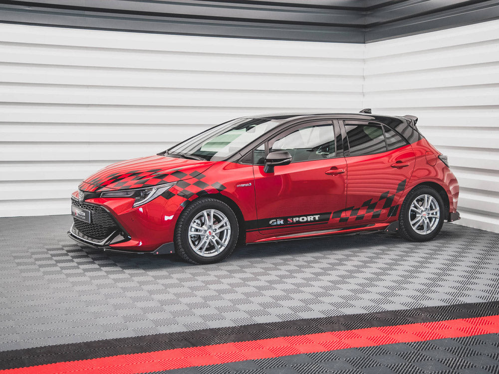 Side Skirts Diffusers V.1 + Flaps Toyota Corolla GR Sport Hatchback XII - Wayside Performance 