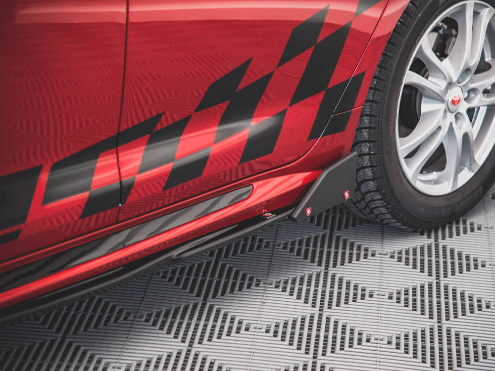 Side Skirts Diffusers V.1 + Flaps Toyota Corolla GR Sport Hatchback XII - Wayside Performance 