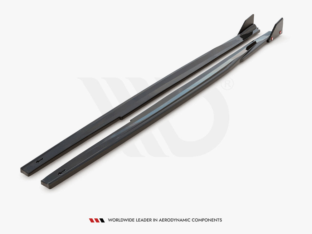 Side Skirts Diffusers V.1 + Flaps Toyota Corolla GR Sport Hatchback XII - Wayside Performance 