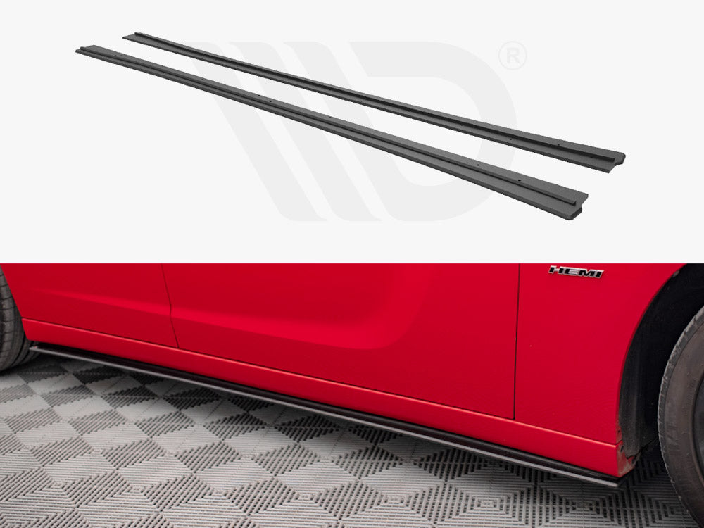 Street PRO Side Skirts Diffusers Dodge Charger RT Mk7 Facelift - Wayside Performance 