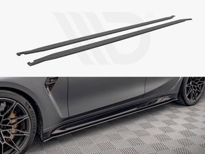 Maxton Design Street Pro Side Skirts Diffusers Bmw M3 G80 (2021-) - Wayside Performance 