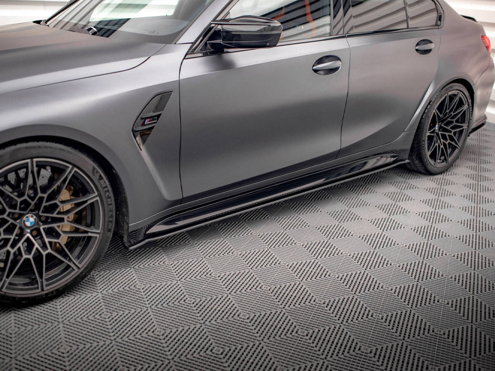 Maxton Design Street Pro Side Skirts Diffusers Bmw M3 G80 (2021-) - Wayside Performance 