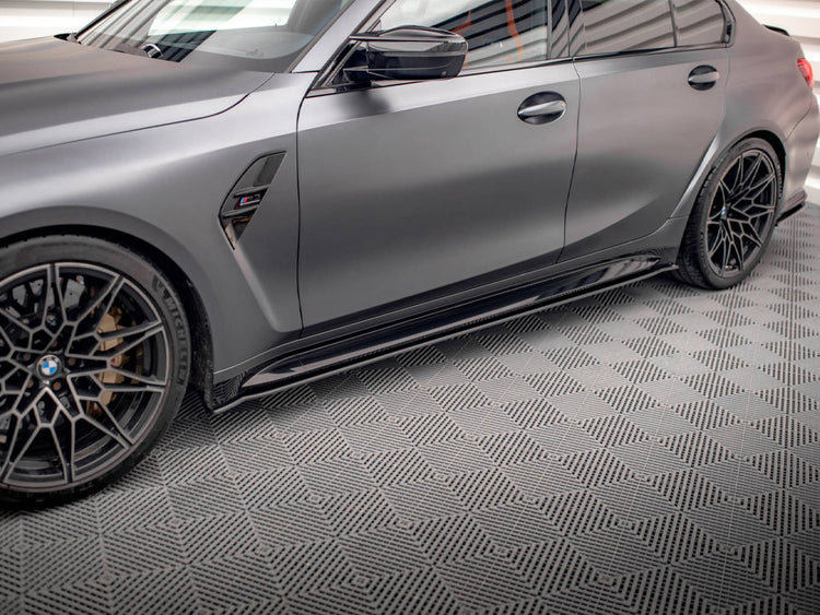 Maxton Design Street Pro Side Skirts Diffusers Bmw M3 G80 (2021-) - Wayside Performance 
