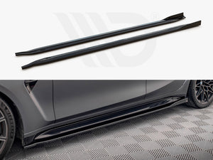 Maxton Design Side Skirts Diffusers V.2 Bmw M3 G80 (2021-) - Wayside Performance 