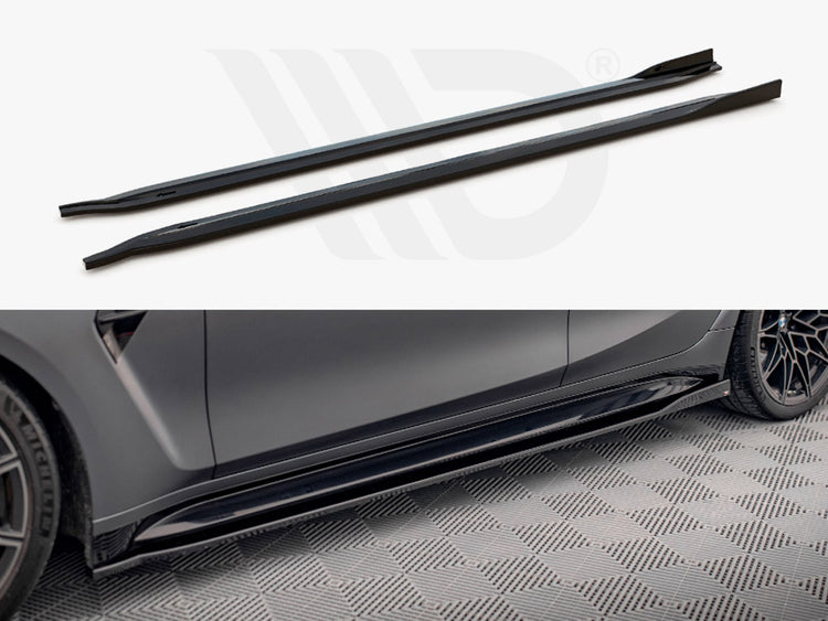 Maxton Design Side Skirts Diffusers V.2 Bmw M3 G80 (2021-) - Wayside Performance 