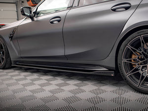 Maxton Design Side Skirts Diffusers V.2 Bmw M3 G80 (2021-) - Wayside Performance 