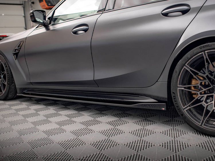 Maxton Design Side Skirts Diffusers V.2 Bmw M3 G80 (2021-) - Wayside Performance 