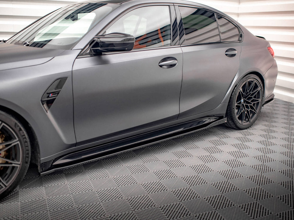 Maxton Design Side Skirts Diffusers V.2 Bmw M3 G80 (2021-) - Wayside Performance 