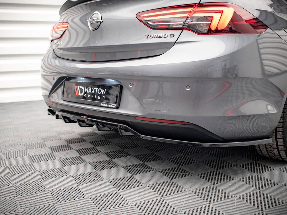 Central Rear Splitter (Vertical Bars) Opel / Vauxhall Insignia Mk2 - Wayside Performance 