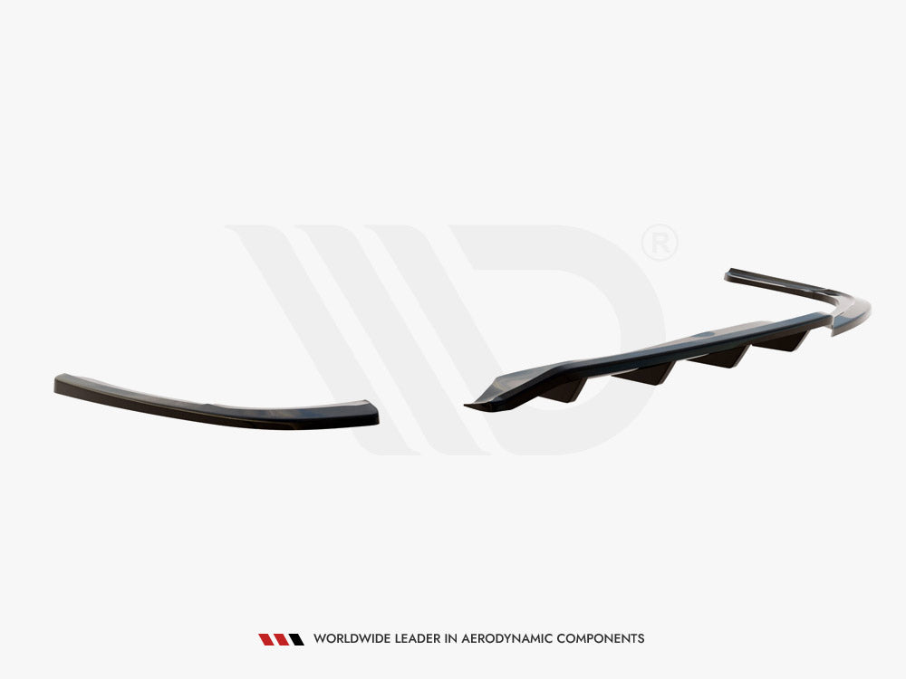 Central Rear Splitter (Vertical Bars) Opel / Vauxhall Insignia Mk2 - Wayside Performance 