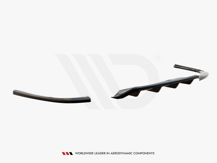 Central Rear Splitter (Vertical Bars) Opel / Vauxhall Insignia Mk2 - Wayside Performance 
