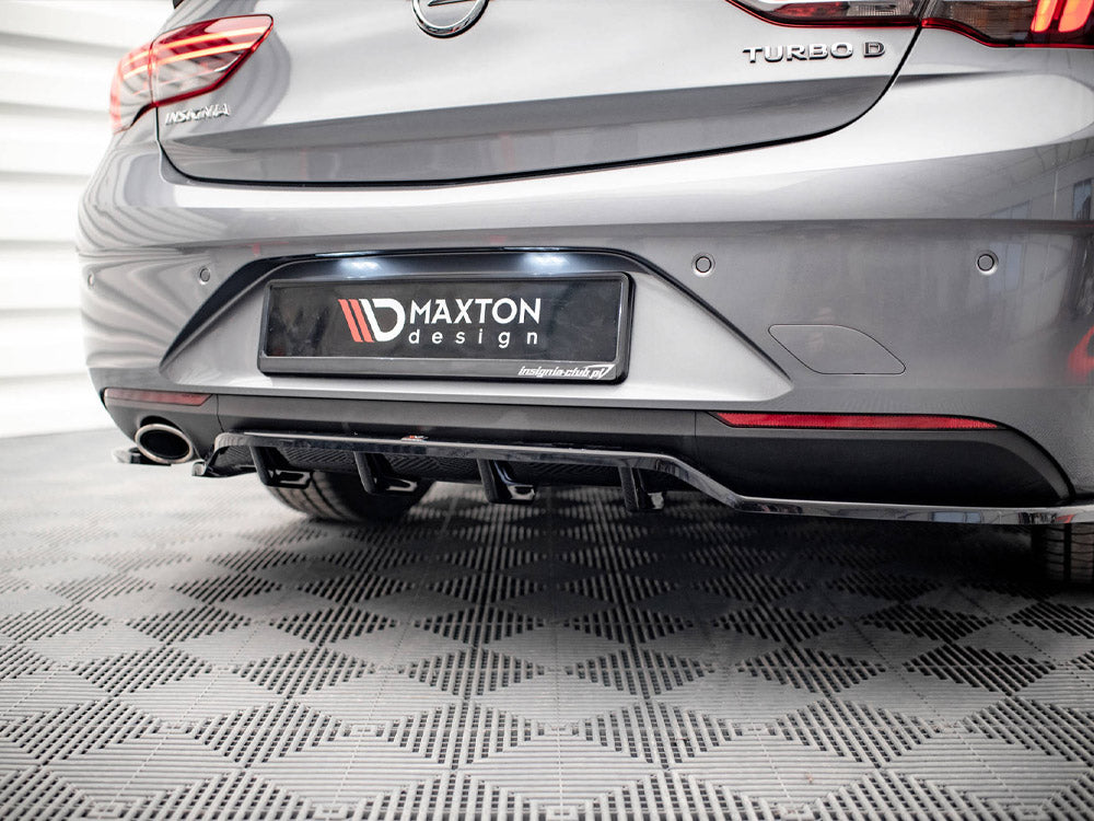 Central Rear Splitter (Vertical Bars) Opel / Vauxhall Insignia Mk2 - Wayside Performance 