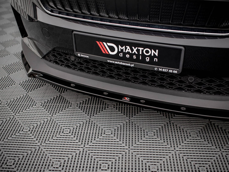 Front Splitter V.2 Skoda Enyaq IV (2020-) - Wayside Performance 