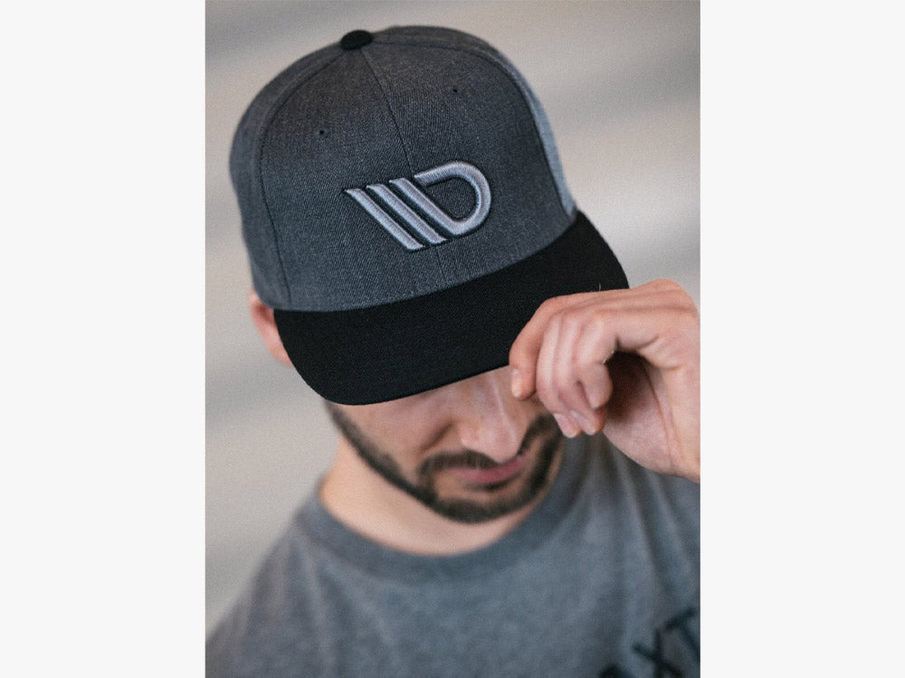 Baseball CAP (Snapback) - Charcoal/black - Wayside Performance 