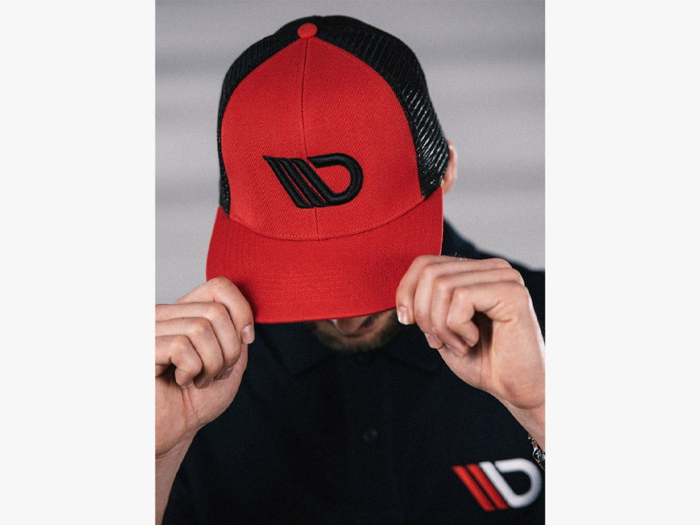 Baseball CAP (Snapback) - Red - Wayside Performance 