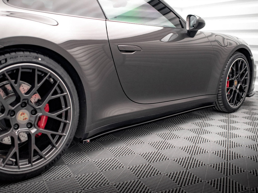 Side Skirts Diffusers Porsche 911 Carrera 4S 992 (2019-) - Wayside Performance 