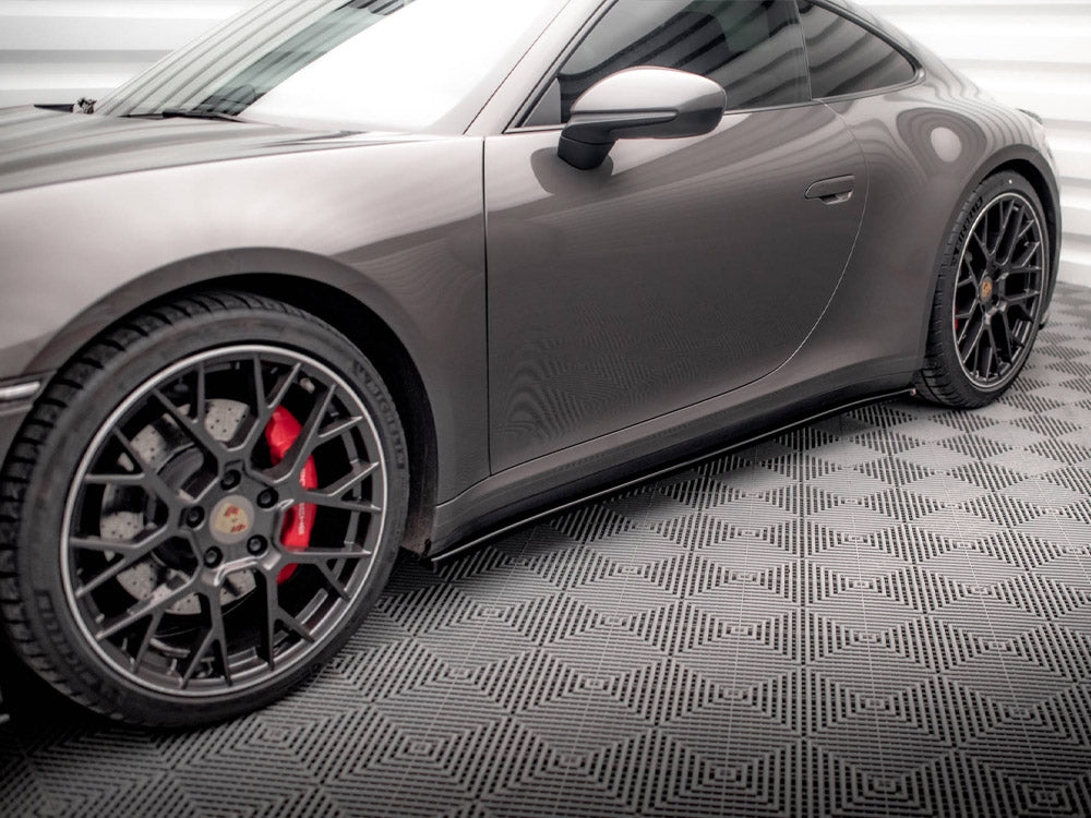 Side Skirts Diffusers Porsche 911 Carrera 4S 992 (2019-) - Wayside Performance 