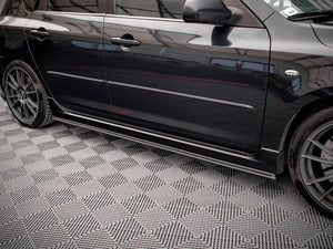 Street PRO Side Skirts Diffusers Mazda 3 MPS MK1 (2006-2008) - Wayside Performance 