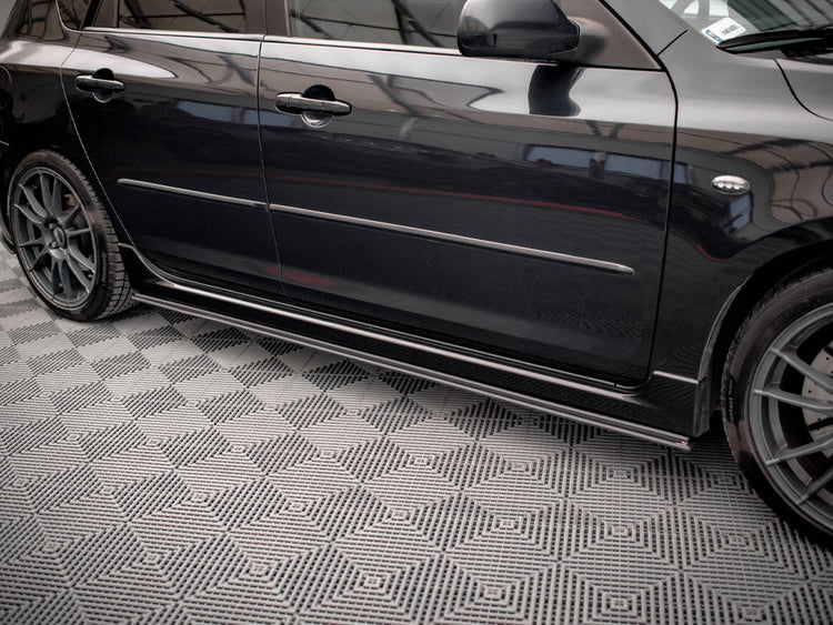 Street PRO Side Skirts Diffusers Mazda 3 MPS MK1 (2006-2008) - Wayside Performance 