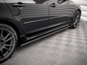 Street PRO Side Skirts Diffusers Mazda 3 MPS MK1 (2006-2008) - Wayside Performance 