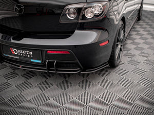 Street PRO Rear Side Splitters Mazda 3 MPS MK1 (2006-2008) - Wayside Performance 