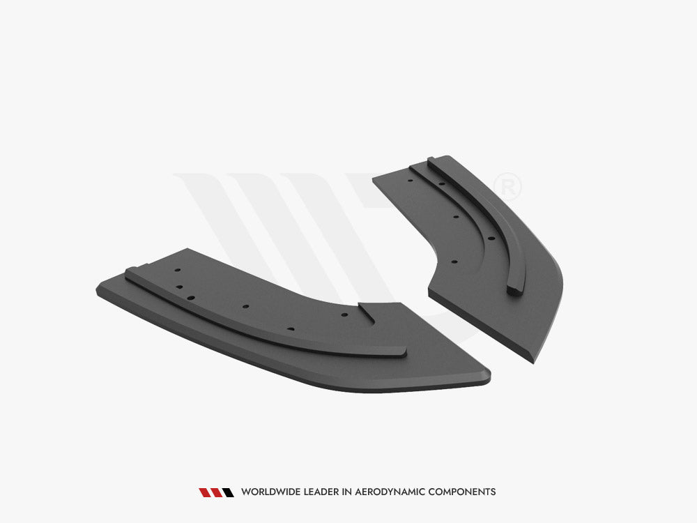 Street PRO Rear Side Splitters Mazda 3 MPS MK1 (2006-2008) - Wayside Performance 