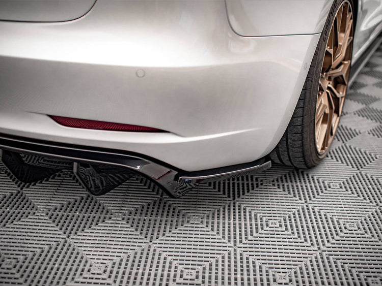 Rear Side Splitters V.2 Tesla Model 3 (2017-) - Wayside Performance 