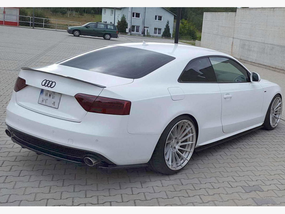 Central Rear Splitter (Vertical Bars) Audi A5 S-line 8T FL Coupe / Sportback (2011-2016) - Wayside Performance 