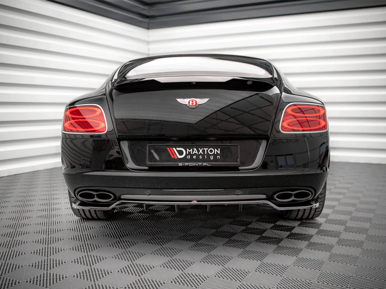 Central Rear Splitter (Vertical Bars) Bentley Continental GT V8 S Mk2 (2014-2016) - Wayside Performance 