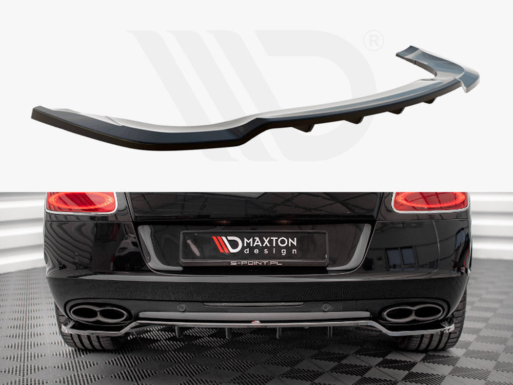 Central Rear Splitter (Vertical Bars) Bentley Continental GT V8 S Mk2 (2014-2016) - Wayside Performance 