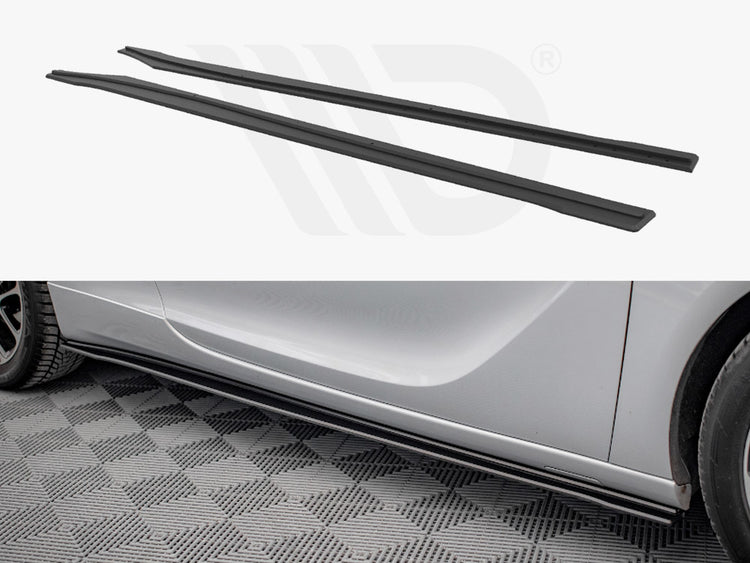Street PRO Side Skirts Diffusers Opel Astra GTC Opc-line J (2011-2018) - Wayside Performance 
