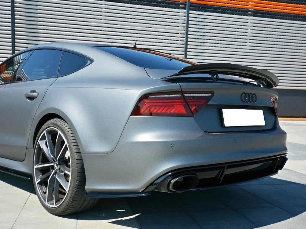 Rear Side Splitters V.1 Audi RS7 C7 Facelift - Wayside Performance 