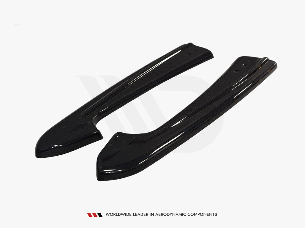 Rear Side Splitters V.1 Audi RS7 C7 Facelift - Wayside Performance 
