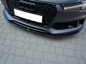 Front Splitter V.1 Audi RS7 C7 Facelift (2014-2017) - Wayside Performance 