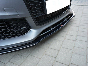 Front Splitter V.1 Audi RS7 C7 Facelift (2014-2017) - Wayside Performance 