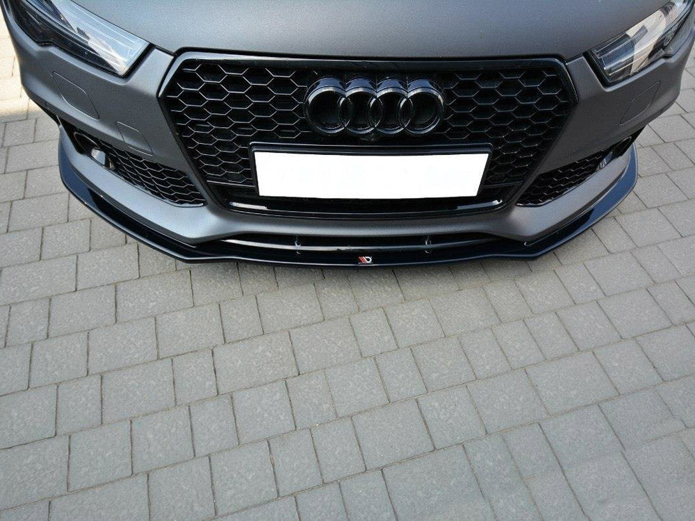 Front Splitter V.1 Audi RS7 C7 Facelift (2014-2017) - Wayside Performance 