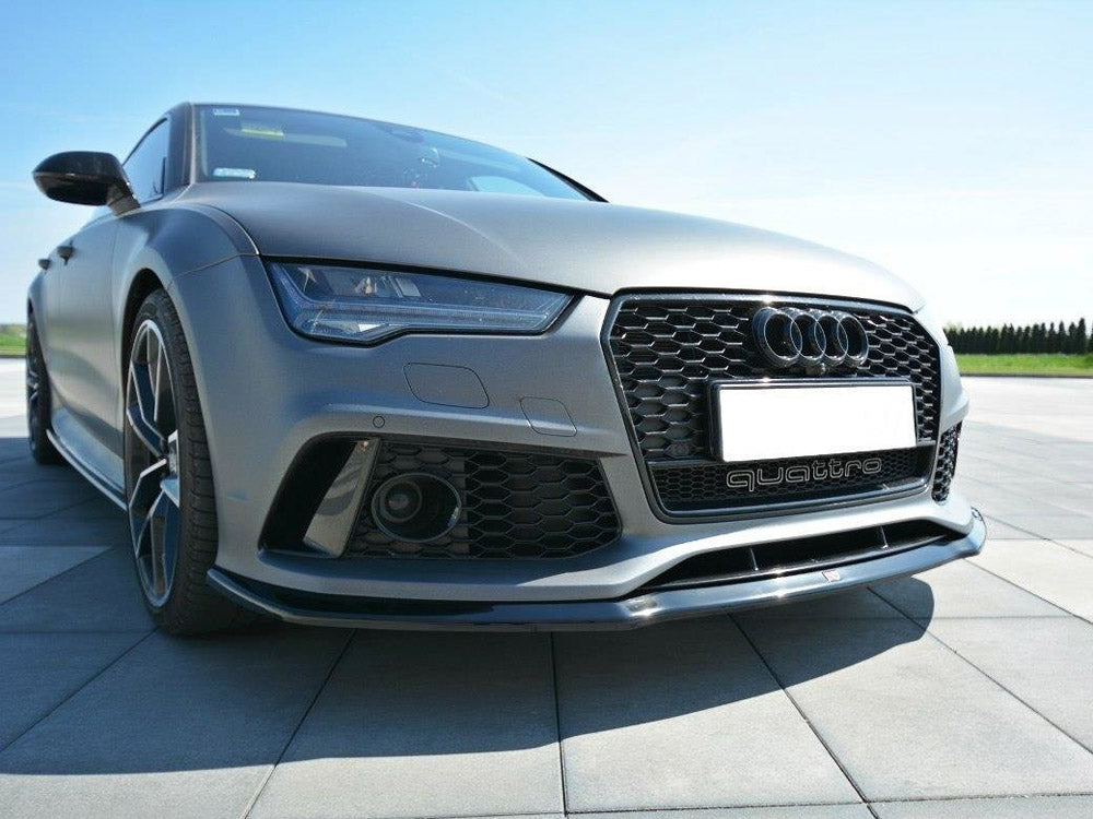 Front Splitter V.2 Audi RS7 C7 Facelift (2014-2017) - Wayside Performance 