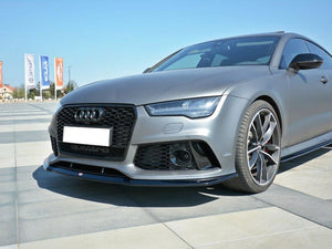 Front Splitter V.2 Audi RS7 C7 Facelift (2014-2017) - Wayside Performance 